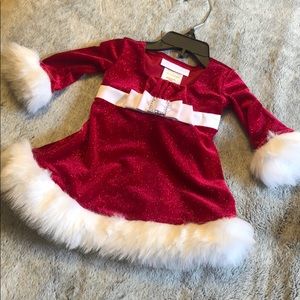 Sparkle red velvet Santa dress